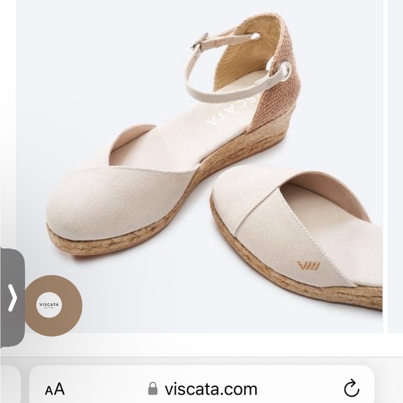 viscata Shoes - Viscata wedge shoes new  size 5 espadrille